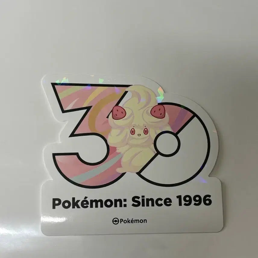 [BUNJANG] Pokemon 30th Anniversary Logo Sticker - Florges / (한국한정) 포켓몬 30주년 로고 스티커 마휘핑
