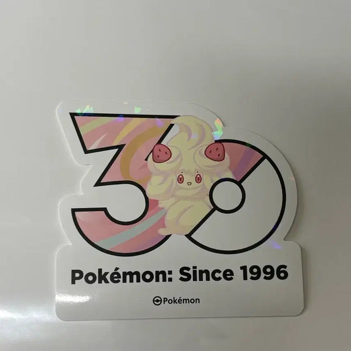 [BUNJANG] Pokemon 30th Anniversary Logo Sticker - Calyrex / (한국한정) 포켓몬 30주년 로고 스티커 마휘핑
