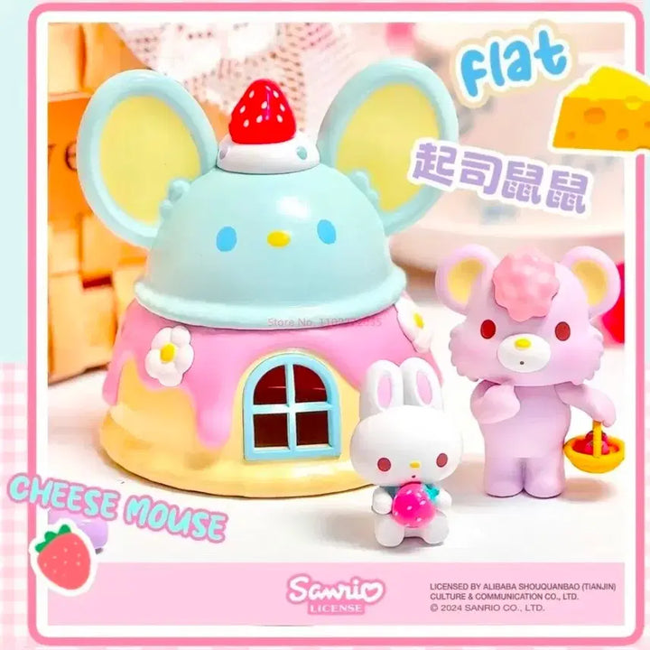 [BUNJANG] Sanrio My Melody Cake Figure Bundle Set / 산리오 미니소  플레이하우스  마이멜로디  케이크 피규어 일괄