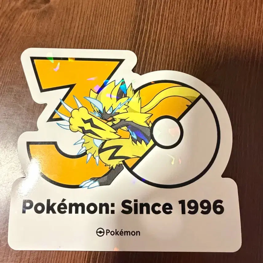 [BUNJANG] Pokemon 30th Anniversary Sticker Zeraora / 포켓몬 30주년 스티커 제라오라