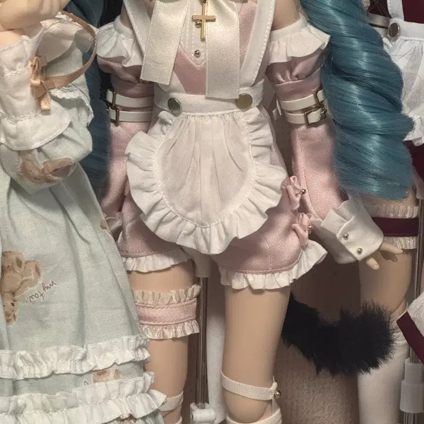 [BUNJANG] Frilly Lilith Boy Short Pink Outfit for MDD / 프릴리 릴리트 보이 숏 핑크
