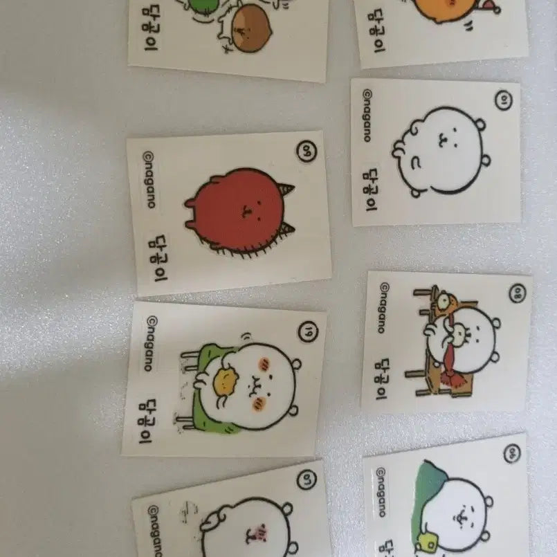 [BUNJANG] Nagano Damgomi Seal Sticker / 나가노 담곰이 씰 스티커