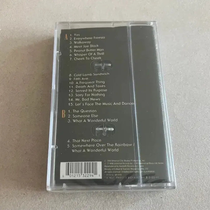 [BUNJANG] Meet Joe Black Original Motion Picture Soundtrack Cassette Tape (1990s, Unsealed) / 90년대 영화 조 블랙의 사랑 OST 영화음악 미개봉 카세트테이프