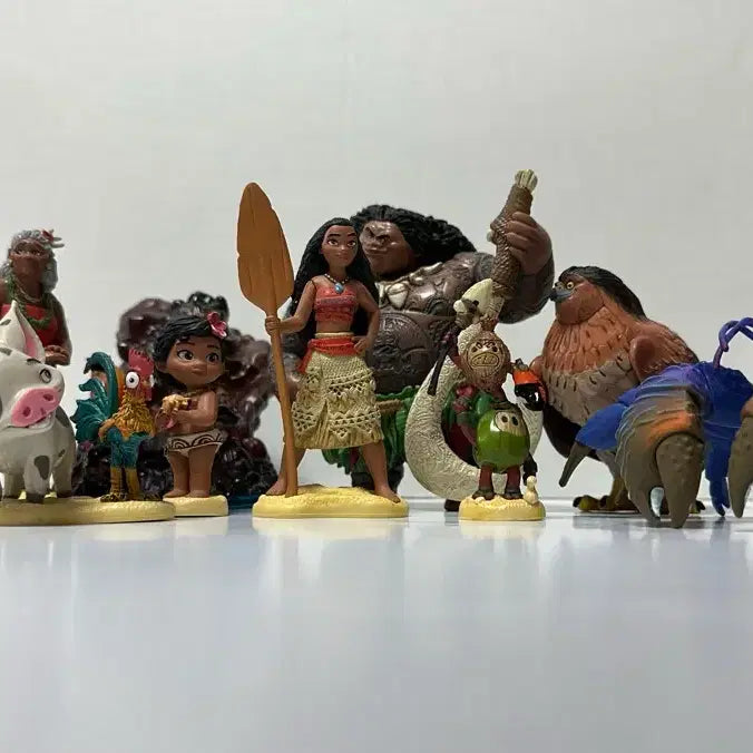 [BUNJANG] Disney Moana Deluxe Figure Play Set / 디즈니 모아나 피규어 세트