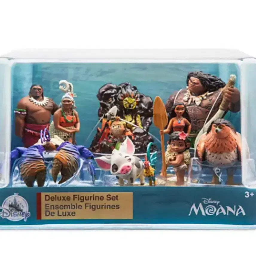 [BUNJANG] Disney Moana Deluxe Figure Play Set / 디즈니 모아나 피규어 세트