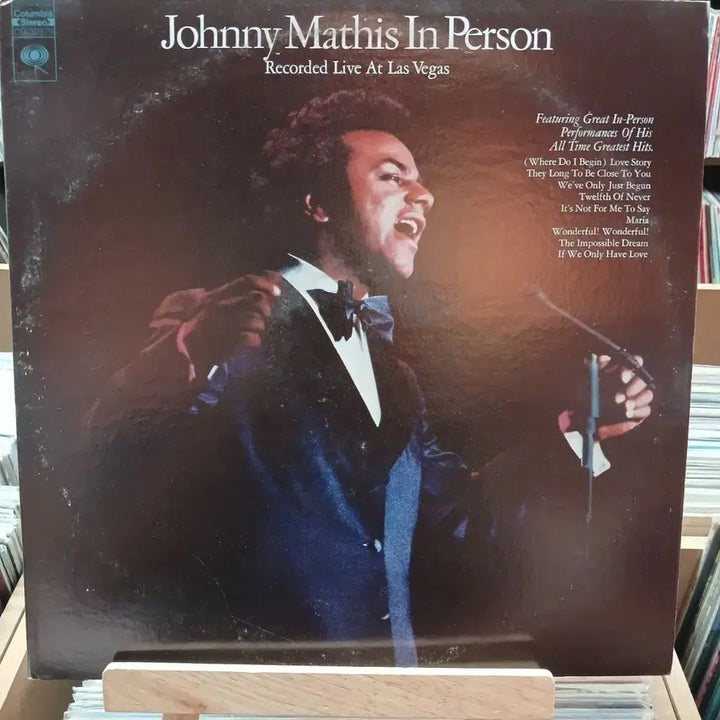[BUNJANG] Johnny Mathis In Person Double LP / 올드팝 조니 마티스 인 퍼슨 더블 LP