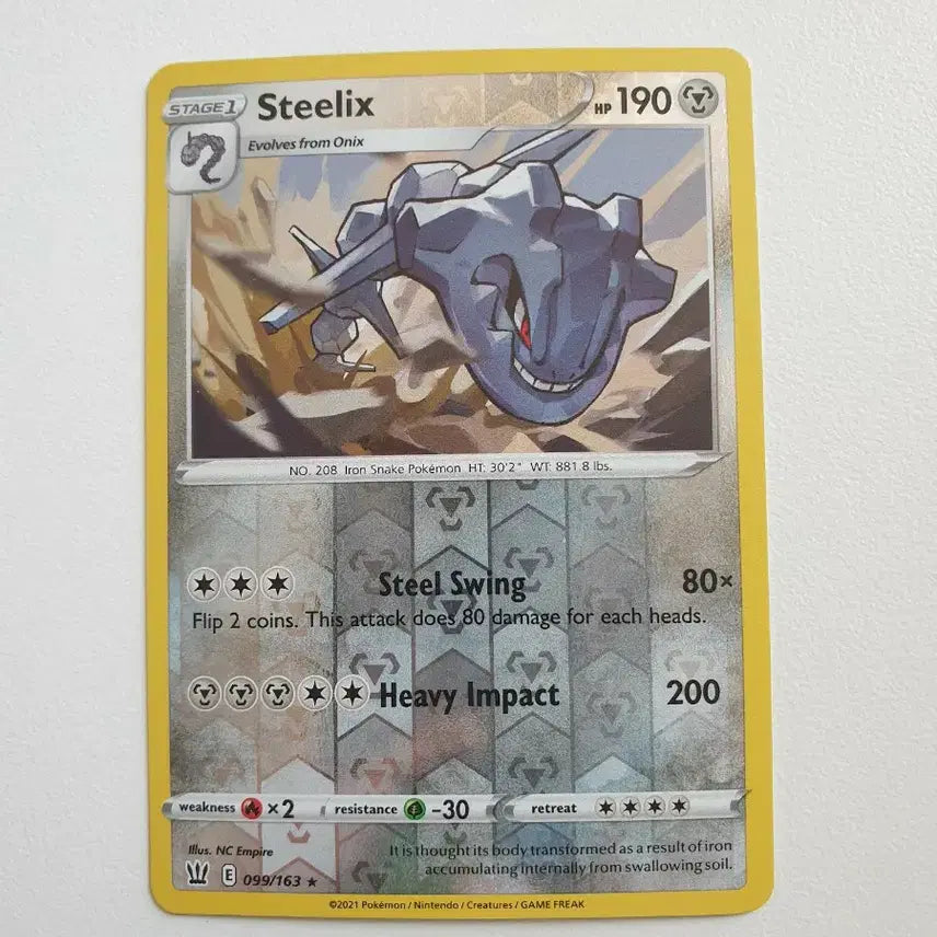 [BUNJANG] Steelix Pokemon Card (English Version) / 영판/강철톤 포켓몬카드