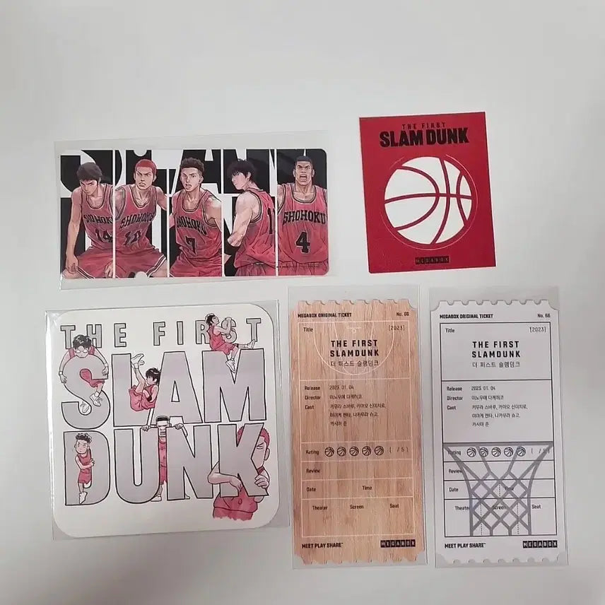 [BUNJANG] The First Slam Dunk Original Ticket Bundle Set / 일괄 더퍼스트 슬램덩크 오리지널티켓 씨네큐 스페셜 특전 굿즈 오티 메박