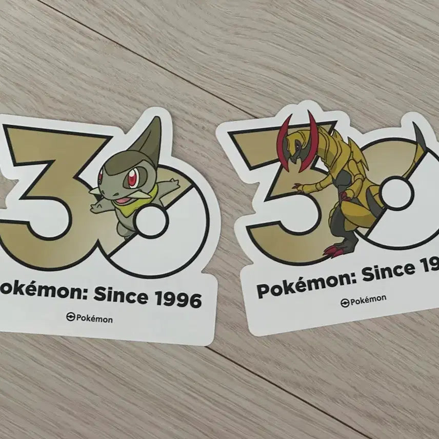[SOLD OUT] 포켓몬 30주년 로고 스티커 터검니 액스라이즈 세트