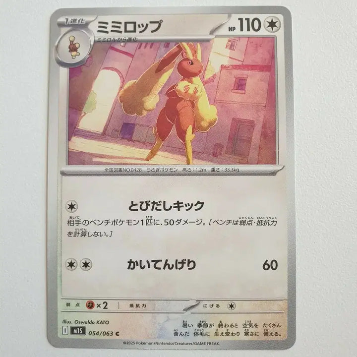 [BUNJANG] Japanese Version Lopunnny Pokémon Card / 일판/이어롭 포켓몬카드
