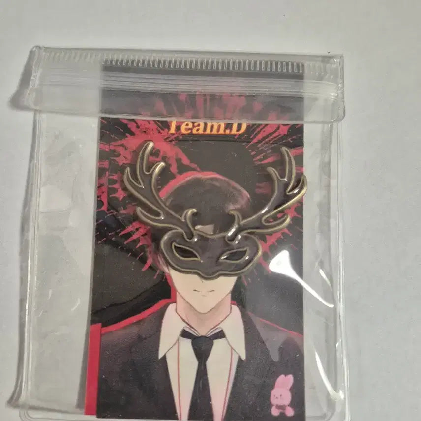 [BUNJANG] No-Ru Mask Badge Set (D-Jo) / 괴담출근 D조 가면 뱃지김솔음 노루 가면 뱃지