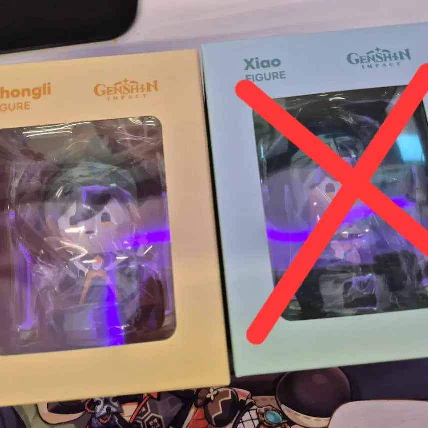 [BUNJANG] Genshin Impact Mini Figurine (Zhongli) / 원신 미니니 미니 피규어(종려)
