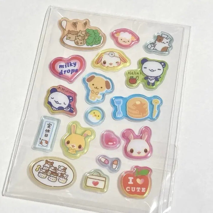 [BUNJANG] Heisei Retro Hamster Sticker Set / 헤이세이 고전 스티커 햄스터