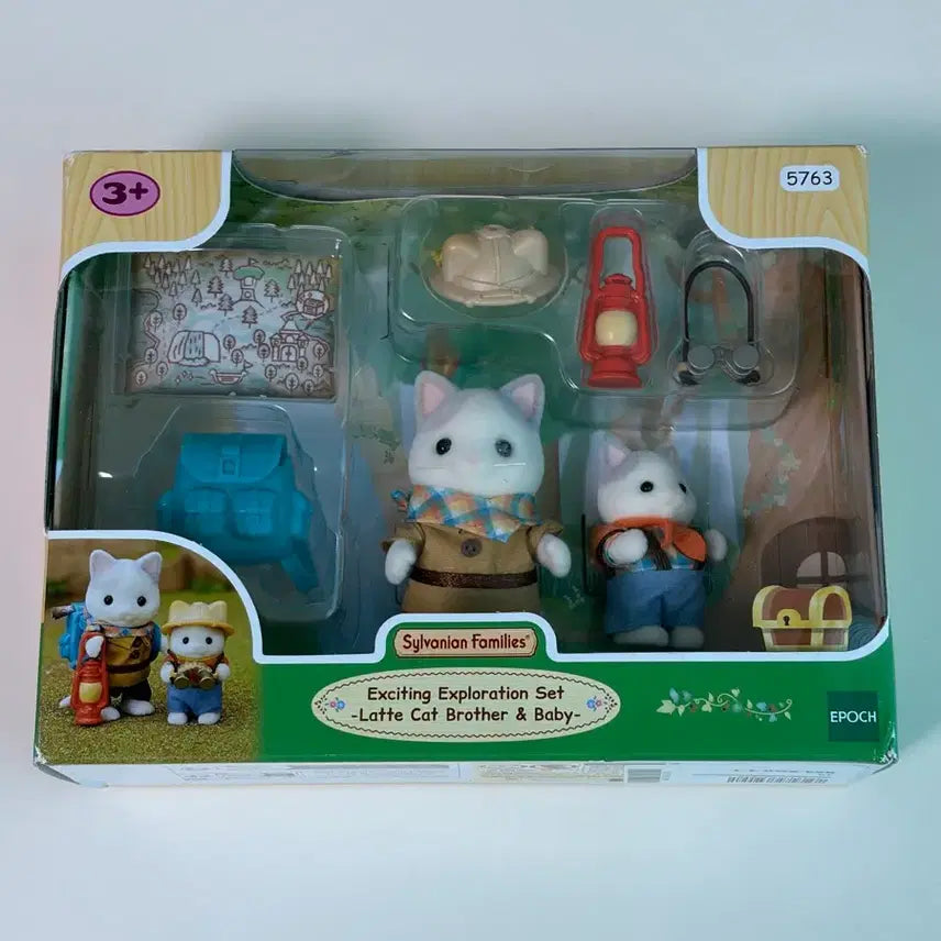 [BUNJANG] Sylvanian Families Latte Cat Explorer Set / 실바니안 라떼 고양이 탐험