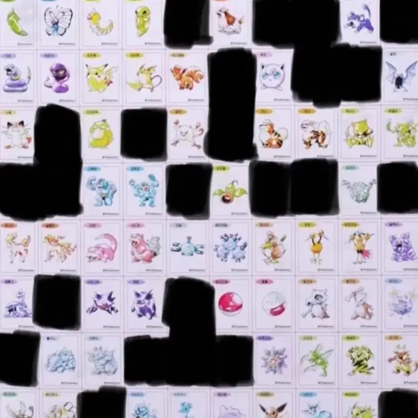 [BUNJANG] Pokemon Bread Stickers / 포켓몬 띠부씰 아트웍 구매합니다