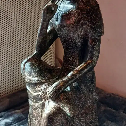 [BUNJANG] Brass Seated Buddha Statue - Unused / 황동 반가사이유상 새상품 미사용