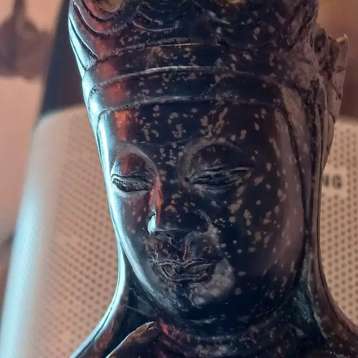 [BUNJANG] Brass Maitreya Bodhisattva Statue / 황동 반가사이유상
