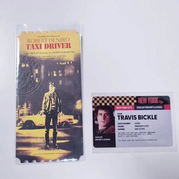 [BUNJANG] Taxi Driver Original Ticket and License Card Set / 영화 택시 드라이버 오리지널티켓 메가박스 오티 라이센스 카드 특전 굿즈