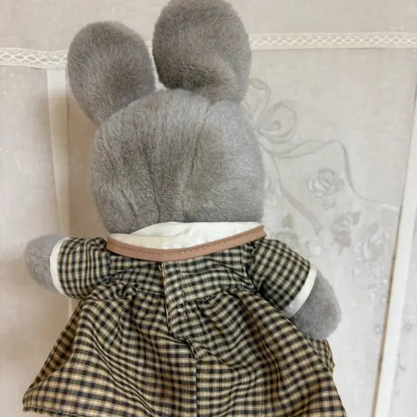 [BUNJANG] Sun Arrow Grey Bunny Plush Vintage / 썬어로우 Sun Arrow 회색 토끼 버니 인형 고전 빈티지