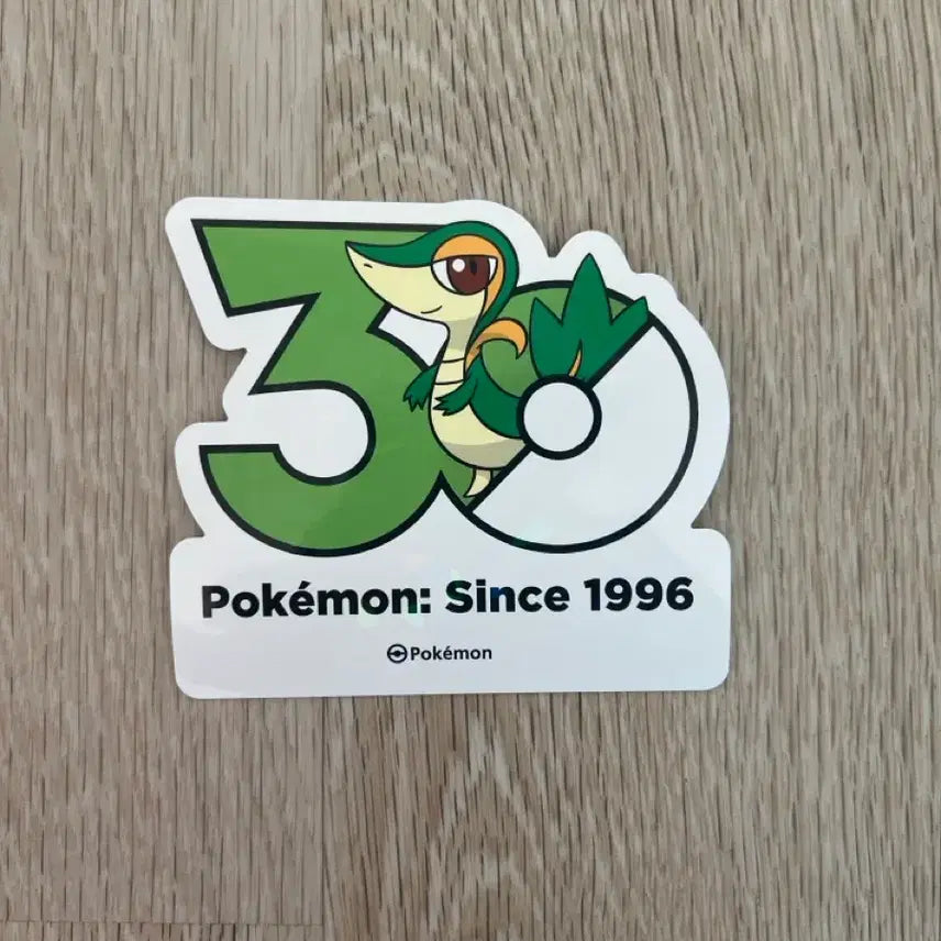 [BUNJANG] Pokemon 30th Anniversary Jurian Sticker / 포켓몬 30주년 스티커 주리비얀