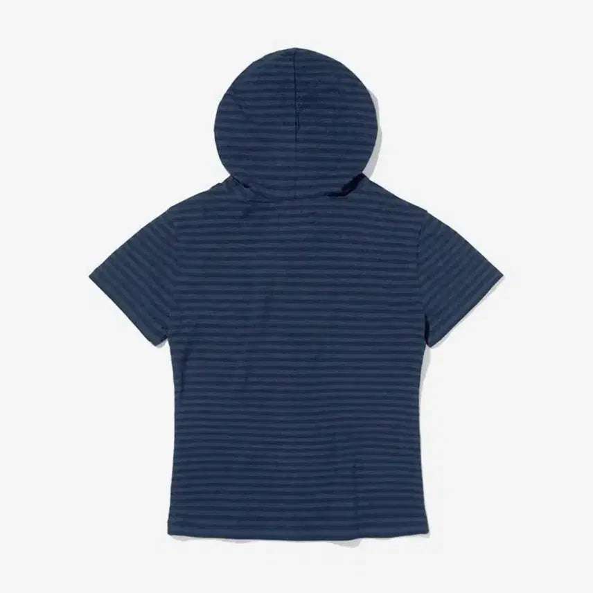 [BUNJANG] Suade Striped Short-Sleeve Hoodie (M) / Suade 스트라이프 반팔 후드티(M)(1번 시착)
