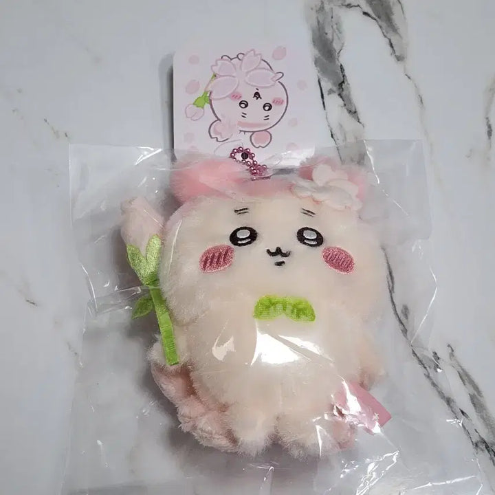 [BUNJANG] Chiikawa Sakura Fairy Kani Mascot / 치이카와 벚꽃 요정 카니 마스코트