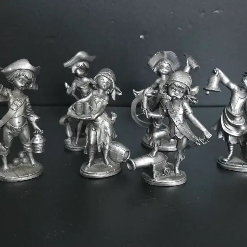 [BUNJANG] Simonelli Pewter Figurine Set (Italy) / 이태리 시모넬리 주석 조각인형