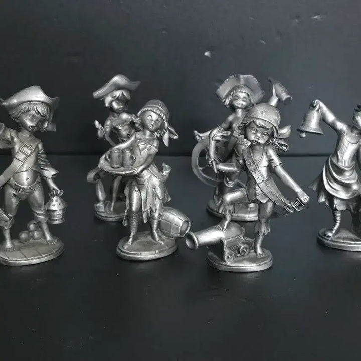 [BUNJANG] Simonelli Pewter Figurine Set (Italy) / 이태리 시모넬리 주석 조각인형