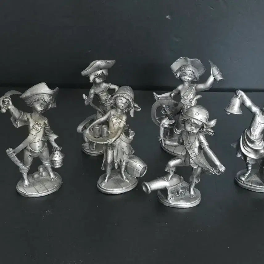 [BUNJANG] Simonelli Pewter Figurine Set (Italy) / 이태리 시모넬리 주석 조각인형