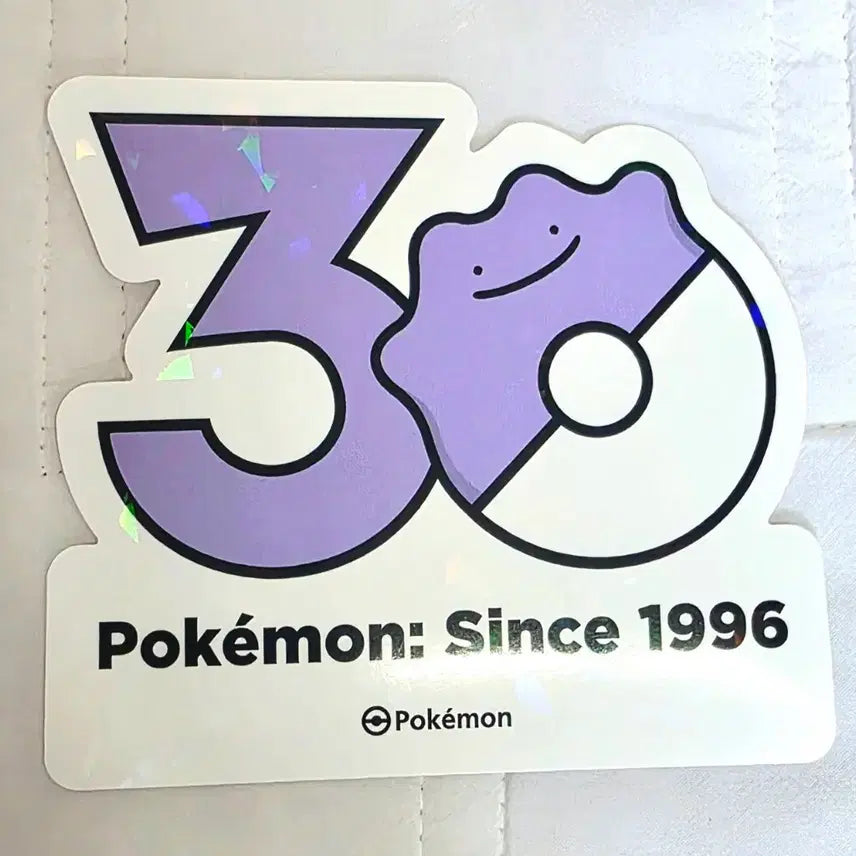 [BUNJANG] Pokemon 30th Anniversary Metamon Sticker / 포켓몬 30주년 기념 스티커 메타몽 포켓몬스터