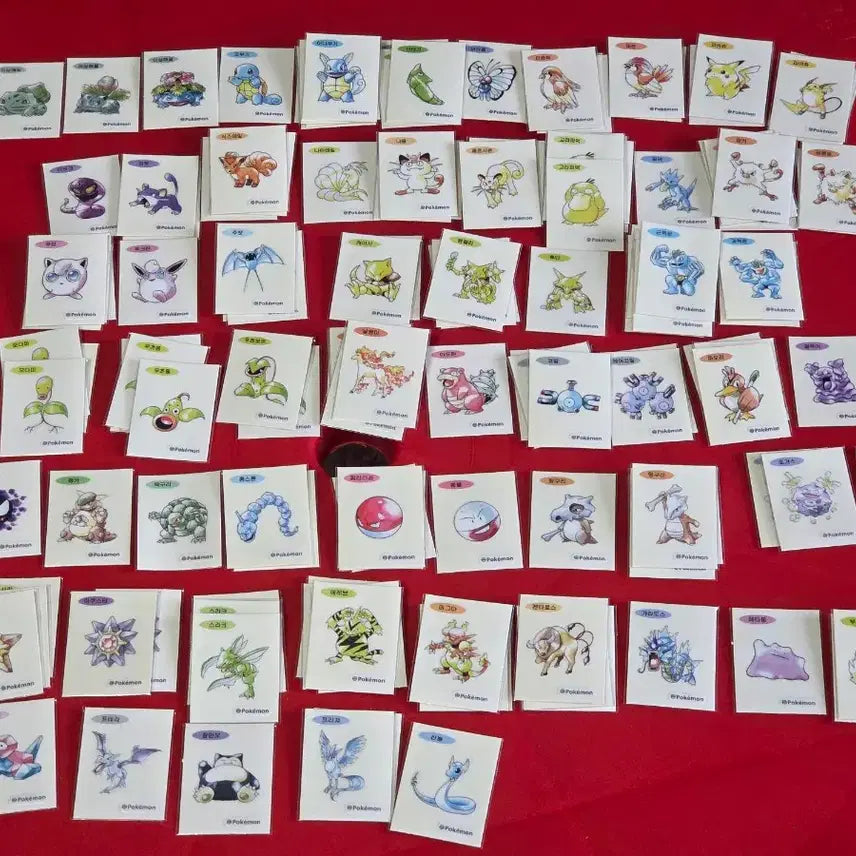 [BUNJANG] Pokemon 30th Anniversary Artwork Stick-On Seals / 포켓몬 아트워크 띠부씰 국내 최저가 판매
