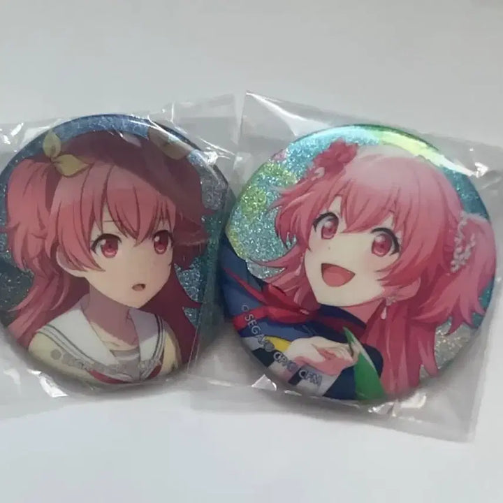 [BUNJANG] Project Sekai Momoi Airi "We Are We" Glitter Can Badge Set / 프로젝트 세카이 모모이 아이리 나는 우리는 글리터 캔뱃지 세트