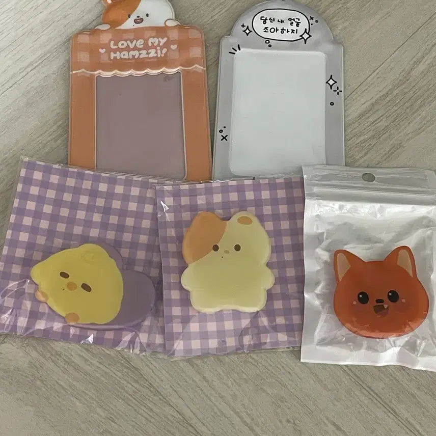 [BUNJANG] NCT Dream Photocard Holder Grip Tok Keychain Set / 엔시티드림 nctdream 비공굿 포카홀더 그립톡 키링