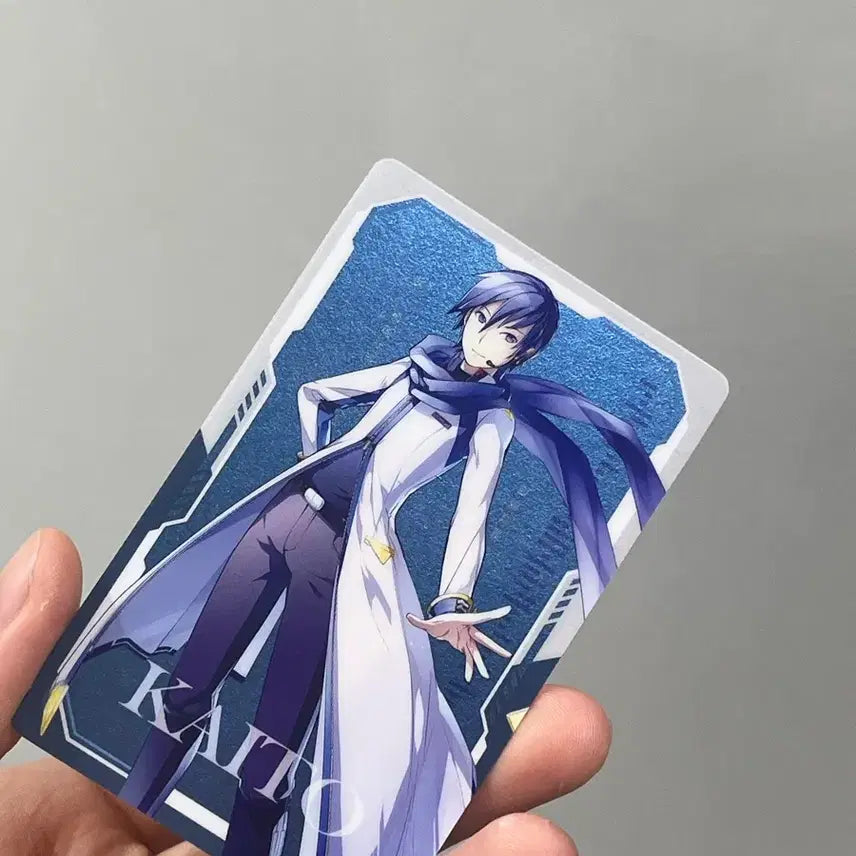 [BUNJANG] Vocaloid Kaito Metallic Card / 보컬로이드 카이토 메탈릭 카드