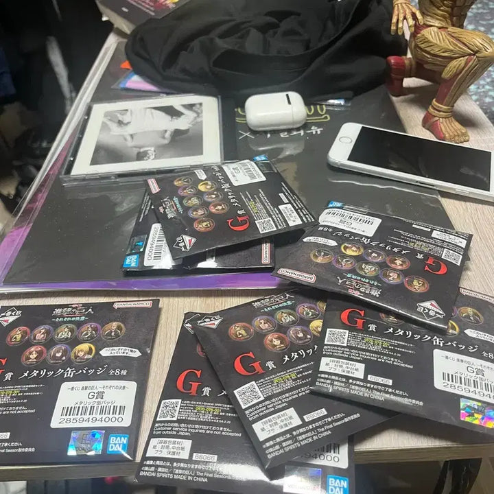 [BUNJANG] Attack on Titan Ichiban Kuji Prize G Bundle Set / 진격의거인 쿠지 G상 일괄판매