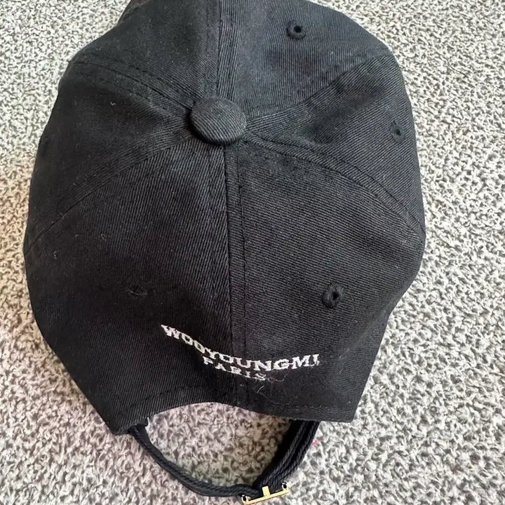 [BUNJANG] Wooyoungmi Black Baseball Cap / 우영미 볼캡