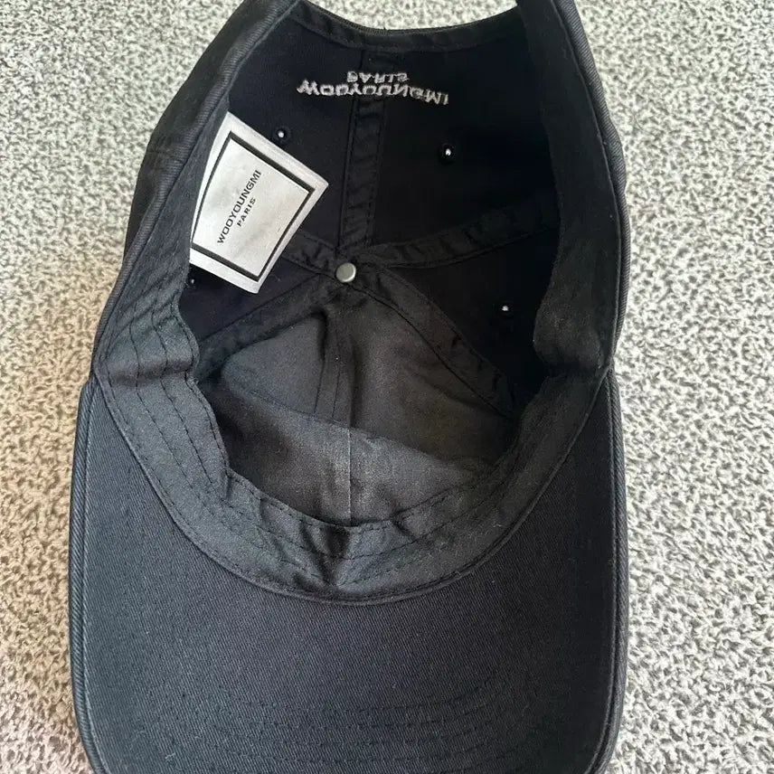 [BUNJANG] Wooyoungmi Black Baseball Cap / 우영미 볼캡