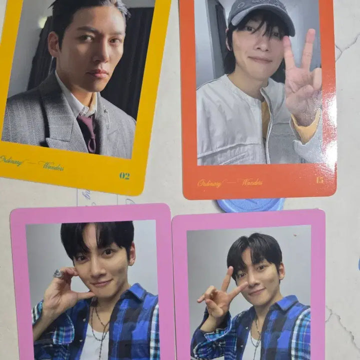 [BUNJANG] Ji Chang Wook 2026 Trading Cards (4 pcs) / 반값택포 18000) 2026 지창욱 트레카 4장