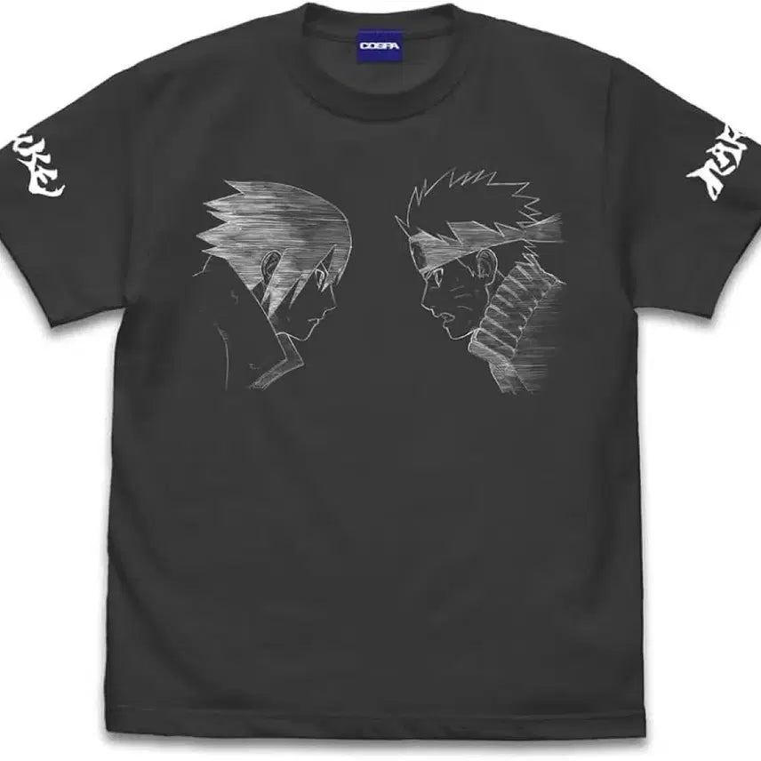 [BUNJANG] Naruto Uchiha Sasuke Uzumaki T-Shirt - L (Used) / 나루토 티셔츠 우치하 사스케 우즈마키 나루토 L 중고품