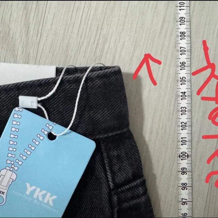 [BUNJANG] Washing Black Wide Denim Pants / 새상품) 워싱 블랙 와이드 데님