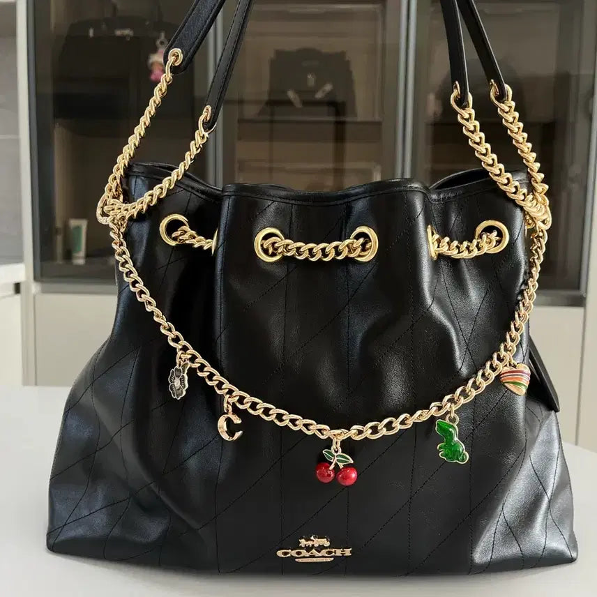 [BUNJANG] Coach Evelyn Shoulder Bag Medium / 코치 에블린 숄더백