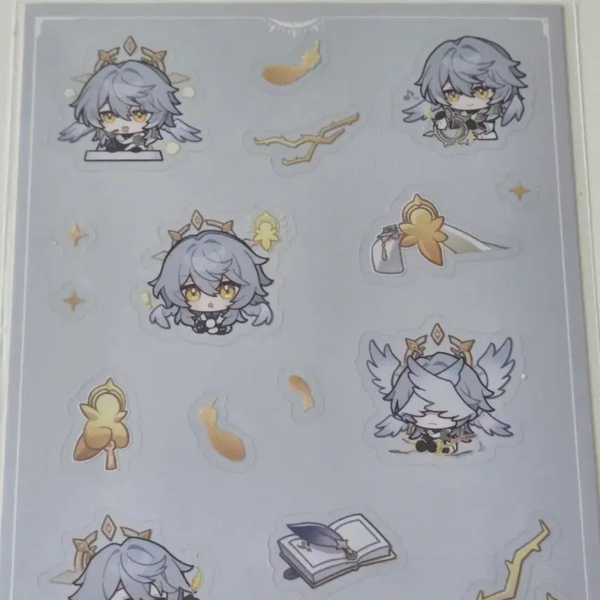 [BUNJANG] Star Rail 2025 HoyoLand Sunday Toploader Sticker Set / 스타레일 2025 호요랜드 선데이 탑로더 스티커