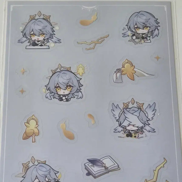 [BUNJANG] Star Rail 2025 HoyoLand Sunday Toploader Sticker Set / 스타레일 2025 호요랜드 선데이 탑로더 스티커