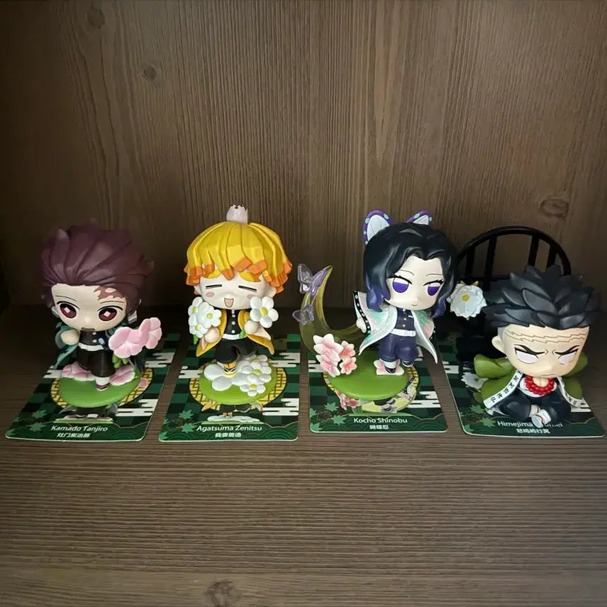 [BUNJANG] Demon Slayer Pop Mart Figures Bundle Set Tanjiro, Zenitsu, Shinobu, Gyomei / 일괄) 귀멸의칼날 팝마트 피규어 탄지로 젠이츠 시노부 교메이