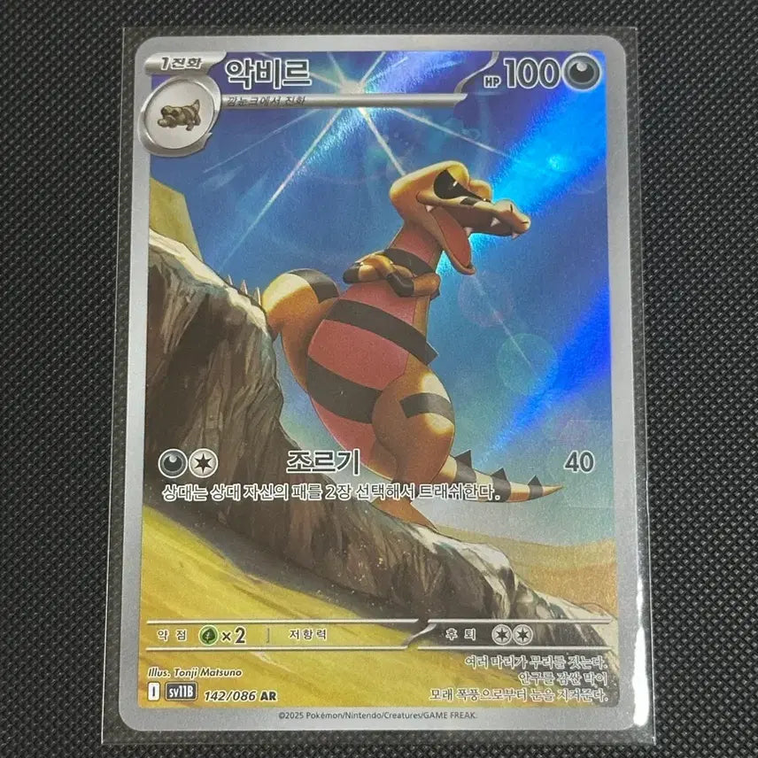 [BUNJANG] Pokemon Vibrava AR Card / 포켓몬 악비르 AR 카드