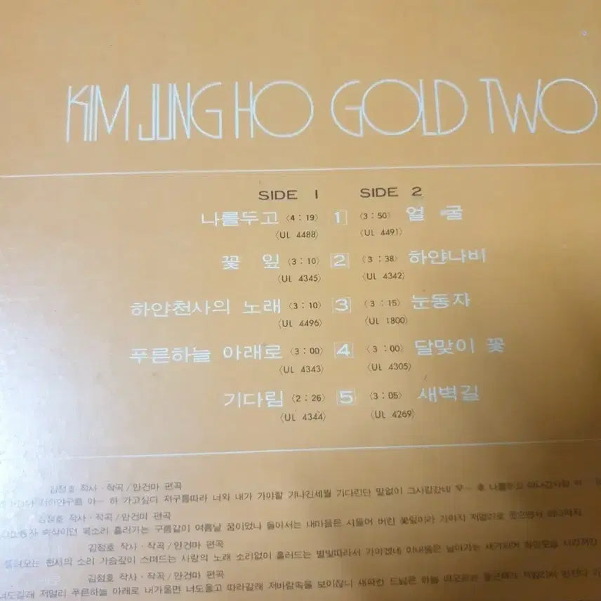 [BUNJANG] Choi Baek Ho Golden Directs Vol. 1 LP / 최백호 골든디렉스 1집