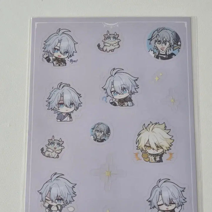 [BUNJANG] Honkai: Star Rail Hoyoverse Fynon Toploader Sticker Set / 스타레일 2025 호요랜드 파이논 탑로더 스티커