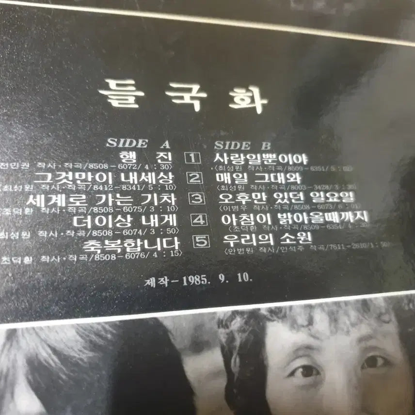 [BUNJANG] Deulgukhwa 1985 Album / 들국화 앨범
