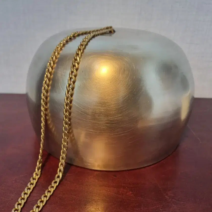 [BUNJANG] Korean Hand-Held Large Yugi Meditation Bell (Singing Bowl) / 들고 타종하는 국산 방짜 유기 대형 좌종 (싱잉볼, 명상종)