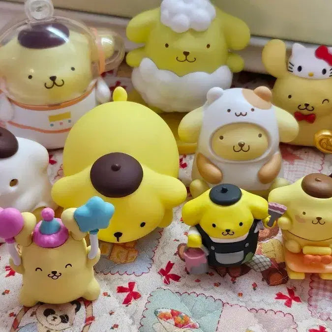 [BUNJANG] Sanrio Pompompurin Gachapon Figures Bundle Set / 산리오 폼폼푸린 가챠 피규어 일괄
